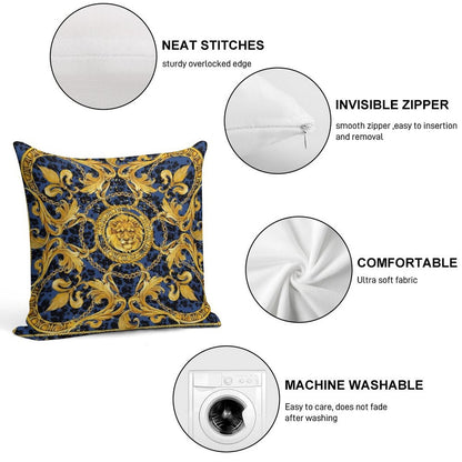 Luxury VIP L#V Pillows Soft Fade-Resistant Throw Pillow