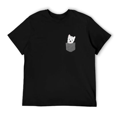 Dog In A Pocket Cute Westie Terrier Lover Puppy T-Shirt