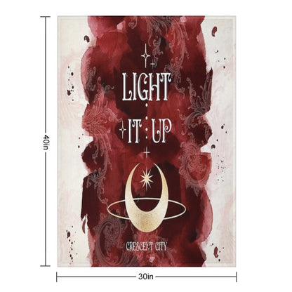 Light It Up - Crescent City Throw Blanket