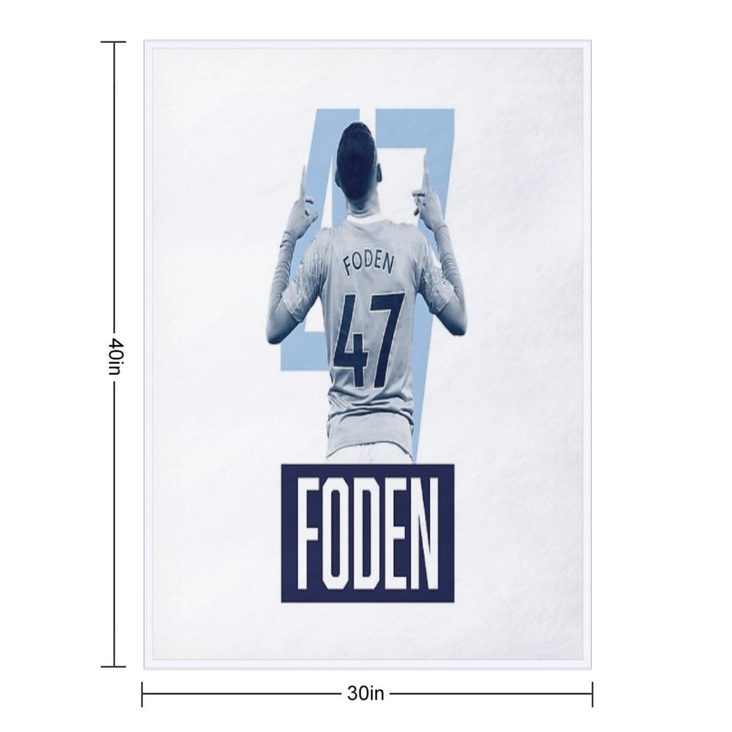 Phil Foden Throw Blanket