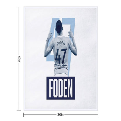 Phil Foden Throw Blanket