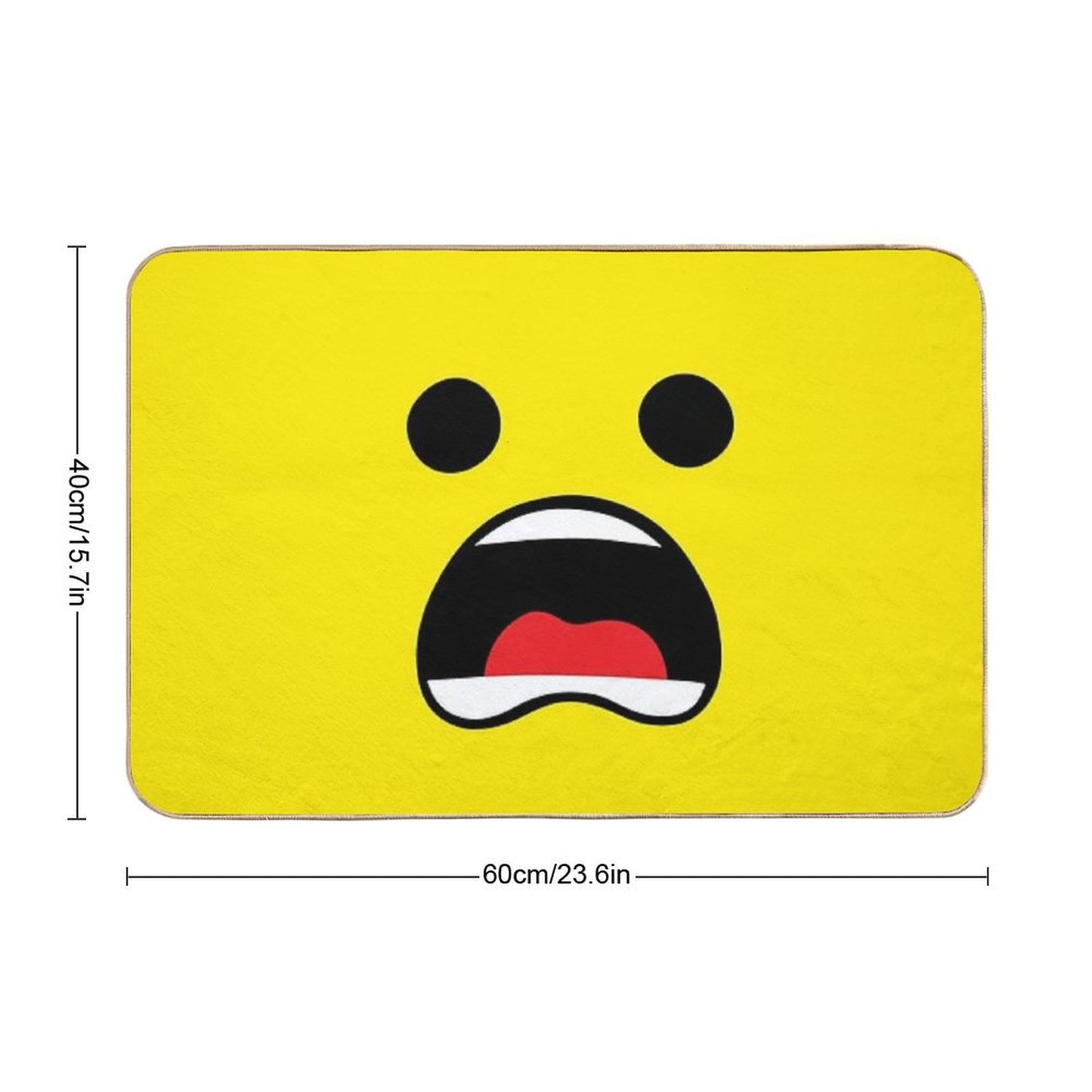 Everything Is Yellow Bath Mat