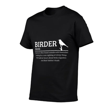 Birder Definition Funny Birding Birdwatching Lovers T-Shirt