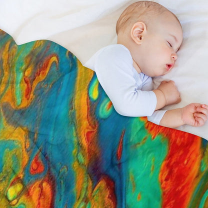 Patina Swirl Throw Blanket