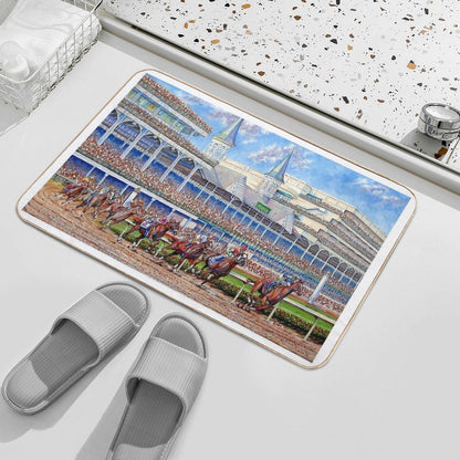 The Kentucky Derby - Leading The Field Bath Mat