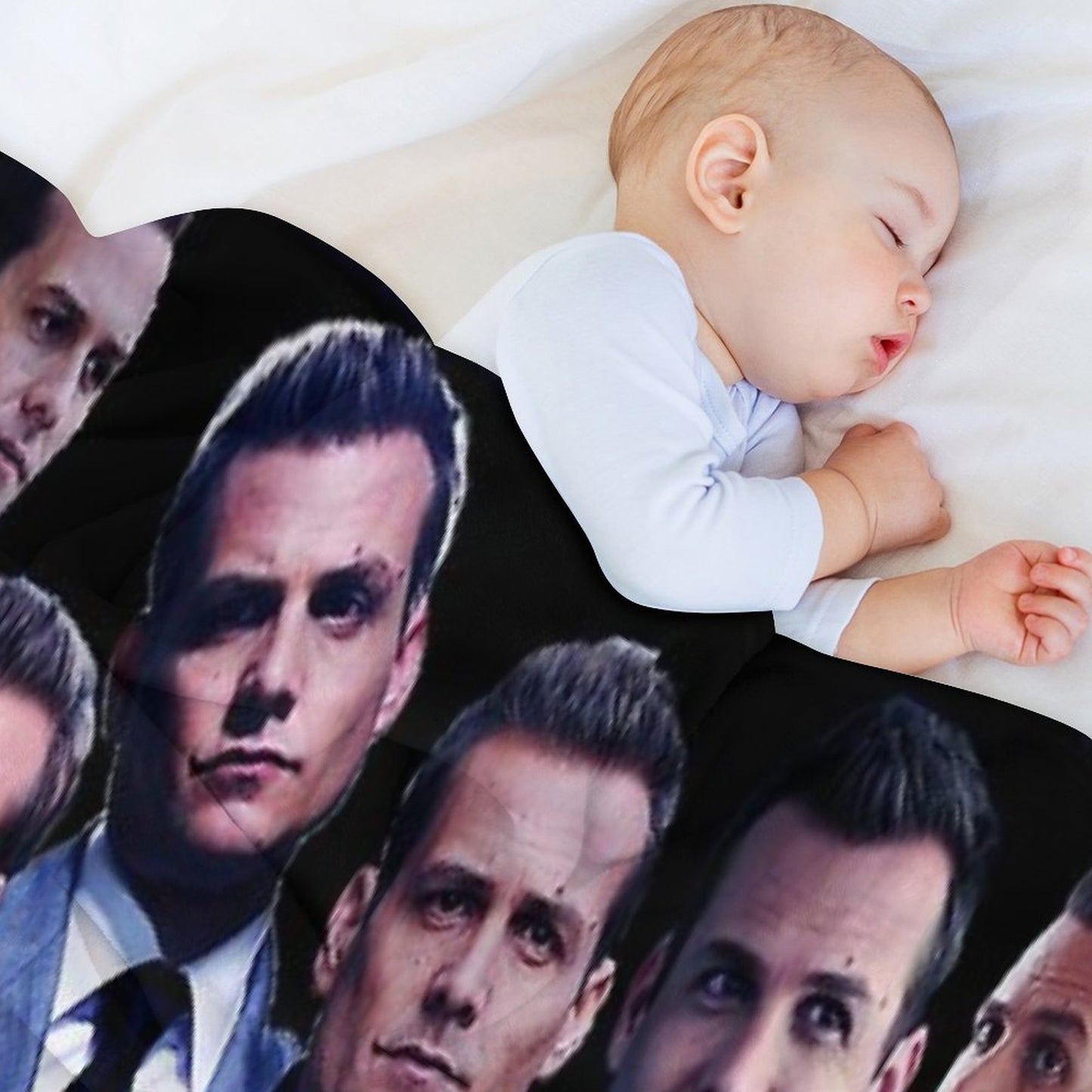 Harvey Specter Suits Collage Tribute Design 2022 Throw Blanket