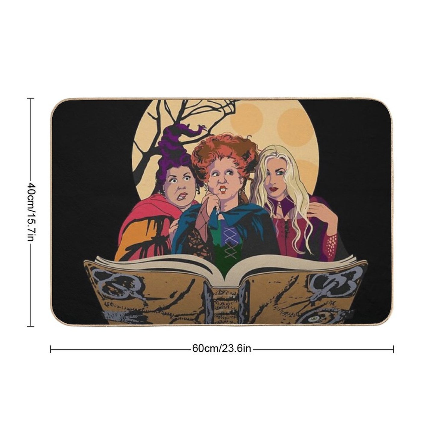 Hocus Pocus Sanderson Sisters Bath Mat