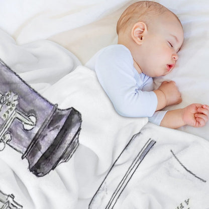 The Oboe Throw Blanket