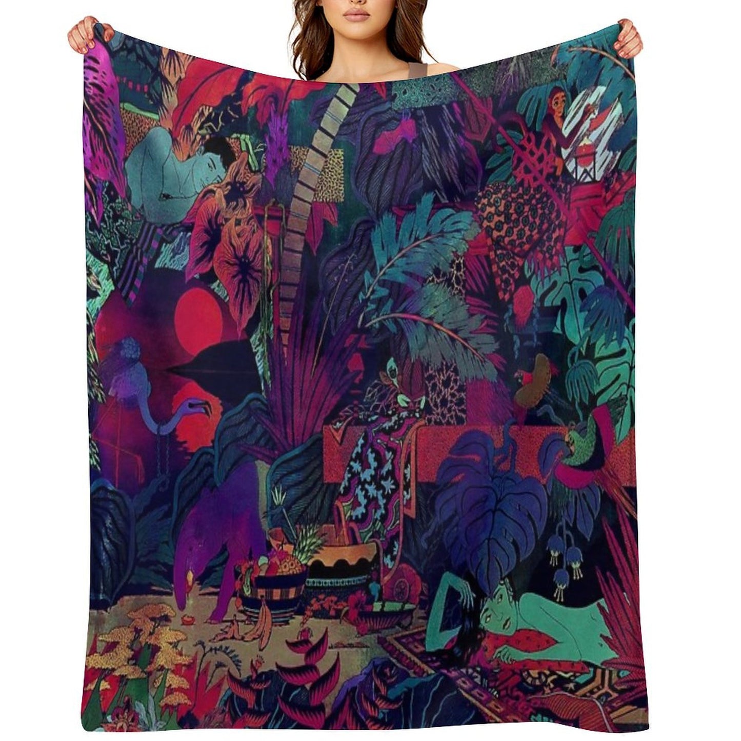 Glass Animals Throw Blanket