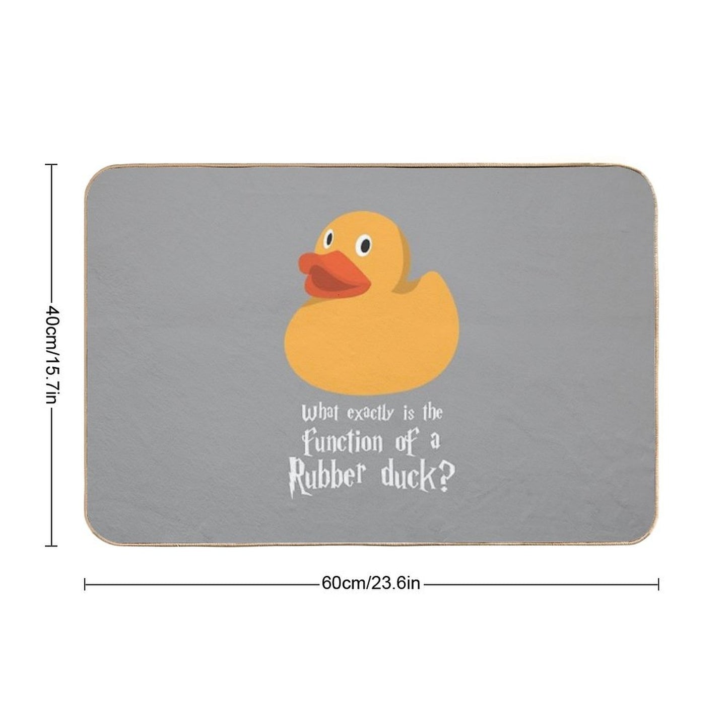 Function of A Rubber Duck Bath Mat