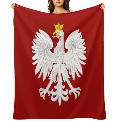 Polish Eagle Throw Blanket