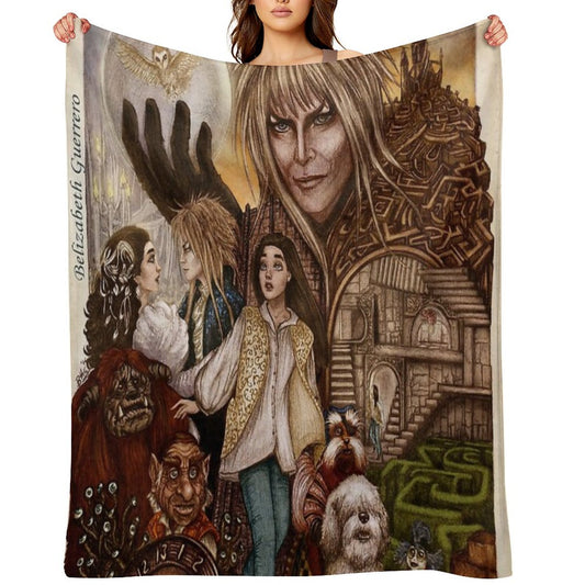 Labyrinth Throw Blanket