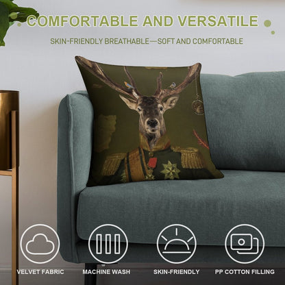 Heneral Le Cerf Soft Bedroom Essential Throw Pillow