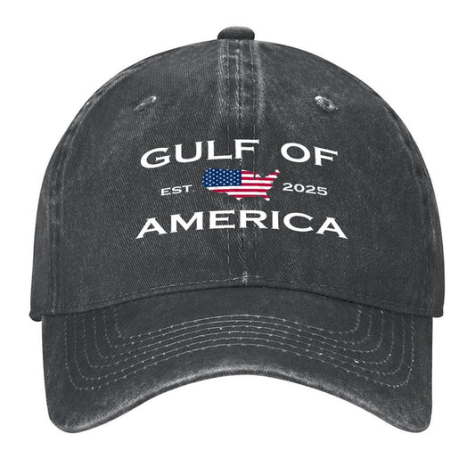 Gulf of USA America EST. 2025 Baseball Caps