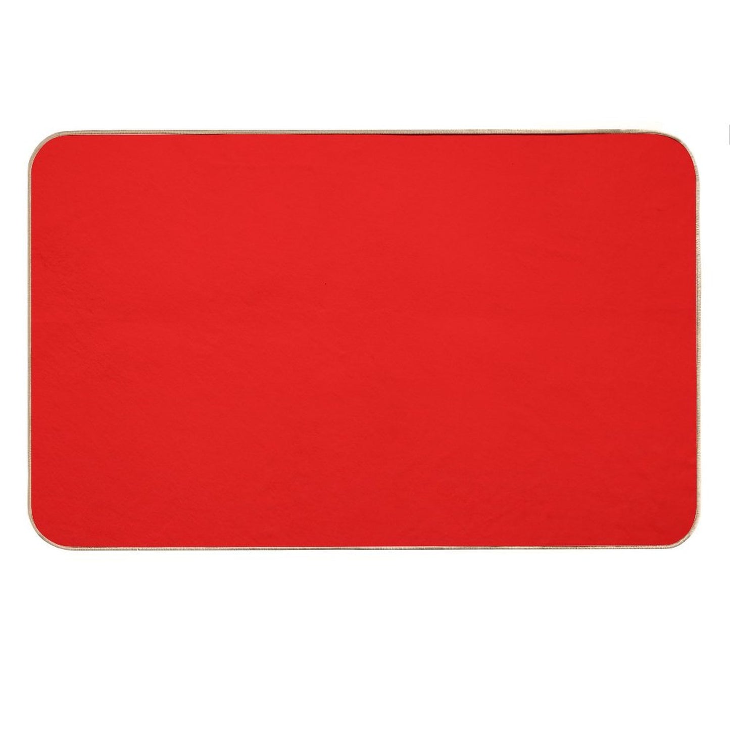 Bright Red Bath Mat