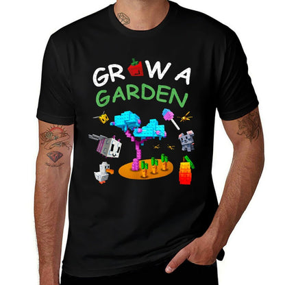 Grow A Garden Funny Candy Blossom  Heathered Texture T-Shirt