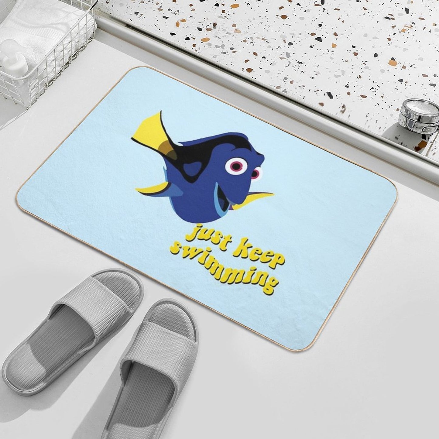 Dory Just Keep Swimming Bath Mat