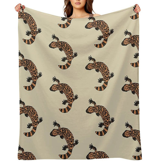 Gila Monster Throw Blanket