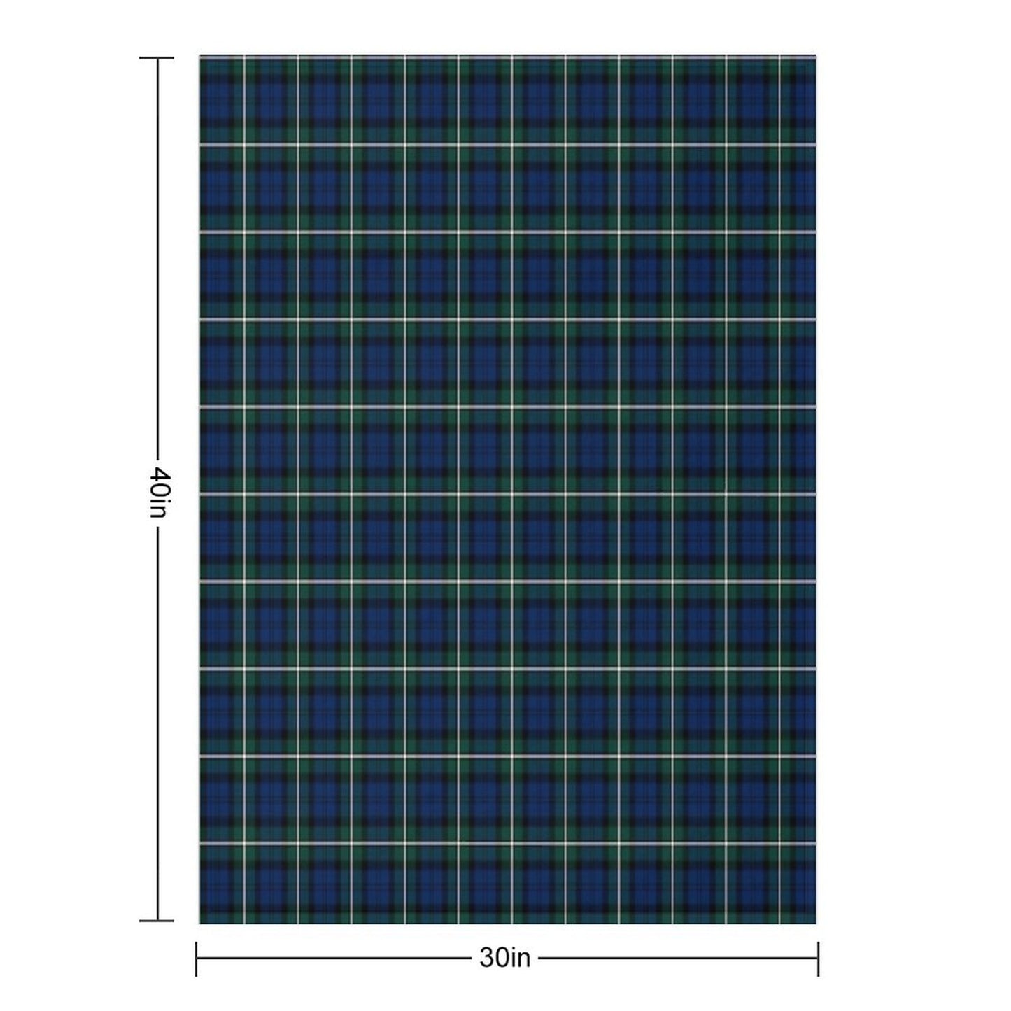 Clan Forbes Tartan Throw Blanket