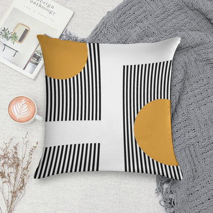 Bauhaus #16 Soft Luxury Feel Throw Pillow