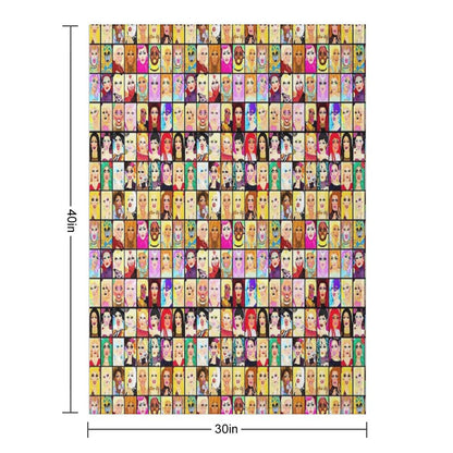 LIFE IS A DRAG Throw Blanket