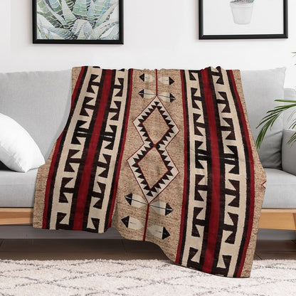 The Eternal  Navajo Pattern Throw Blanket