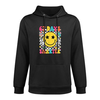 67th Day of School 67 Days Smarter Teacher Boy Girls Casual Wear Hoodie