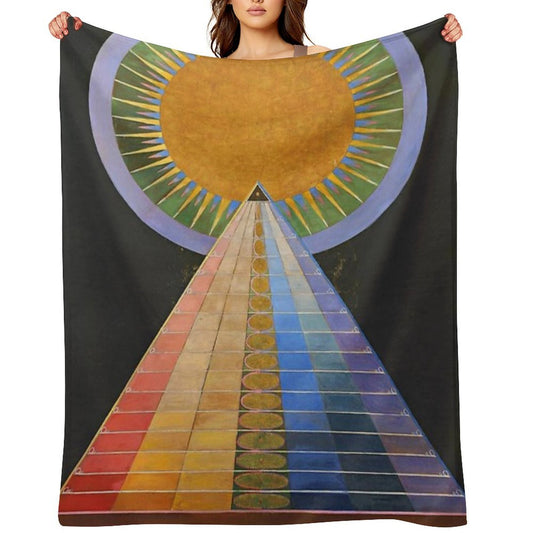 Hilma Af Klint - Altarpiece Throw Blanket