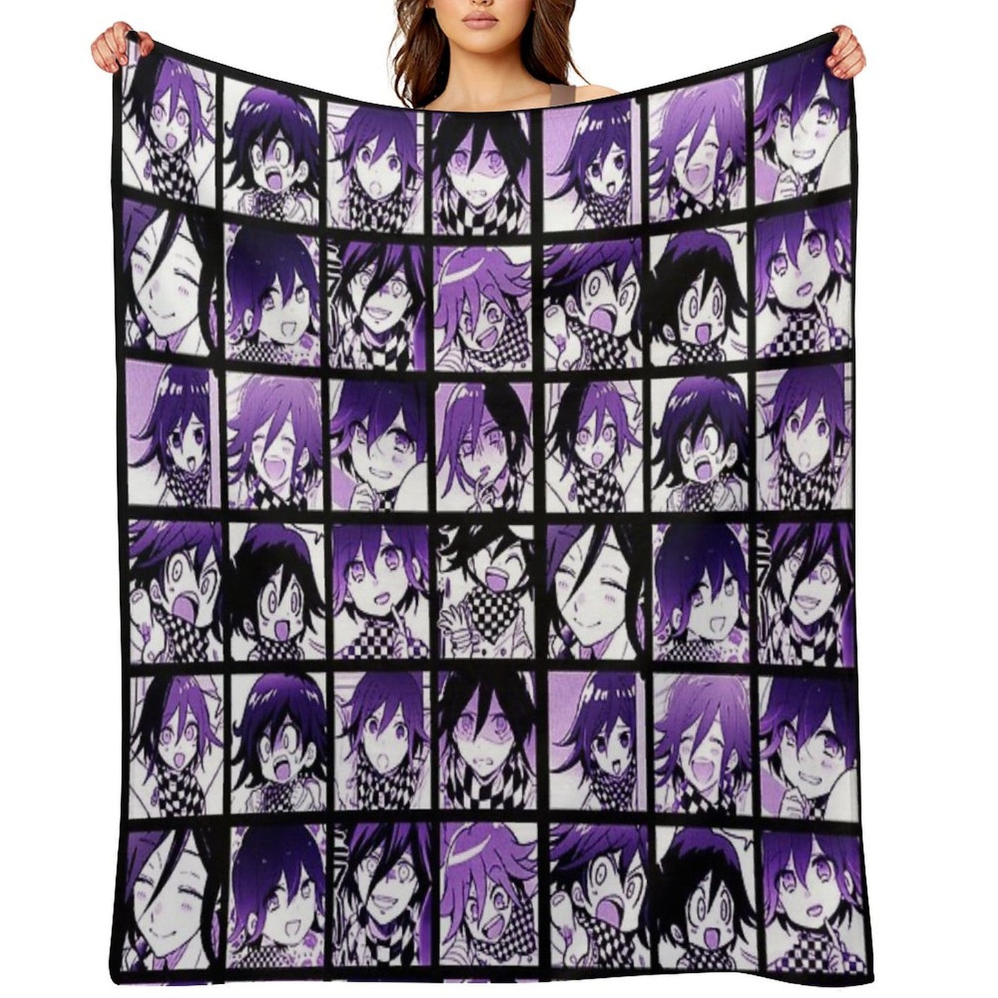 Kokichi Manga Collection (Colored) Throw Blanket