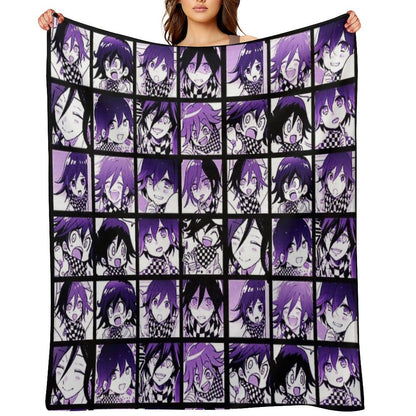 Kokichi Manga Collection (Colored) Throw Blanket