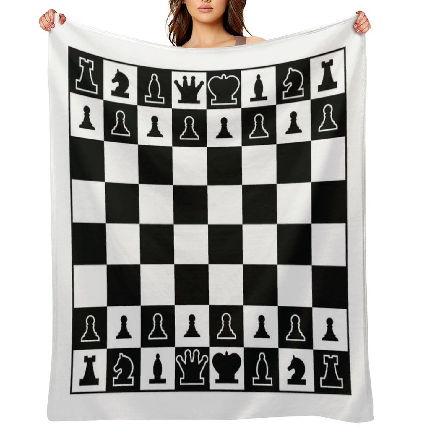 Chess Board Blanket Throw Blanket