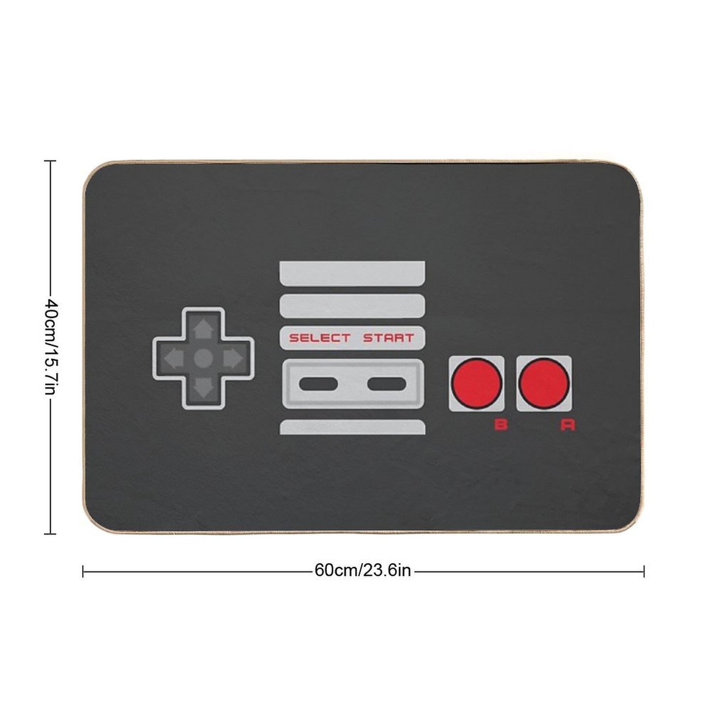 Vintage Video Game Controller Bath Mat