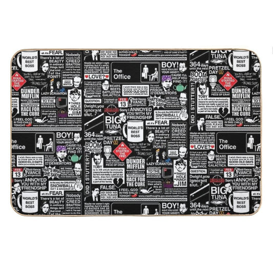 Wise Words From The Office - The Office Quotes Bath Mat