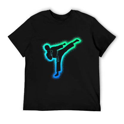 Taekwondo Martial Arts Kids Men Boys Karate T-Shirt