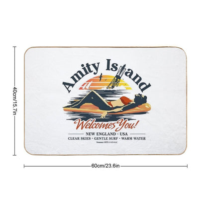 Amity Island Welcomes You Bath Mat