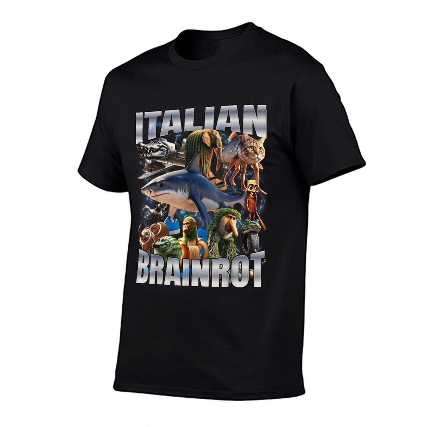 Italian Brainrot  High-quality Stitching T-Shirt