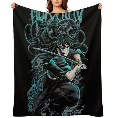 Muichiro Tokito Throw Blanket