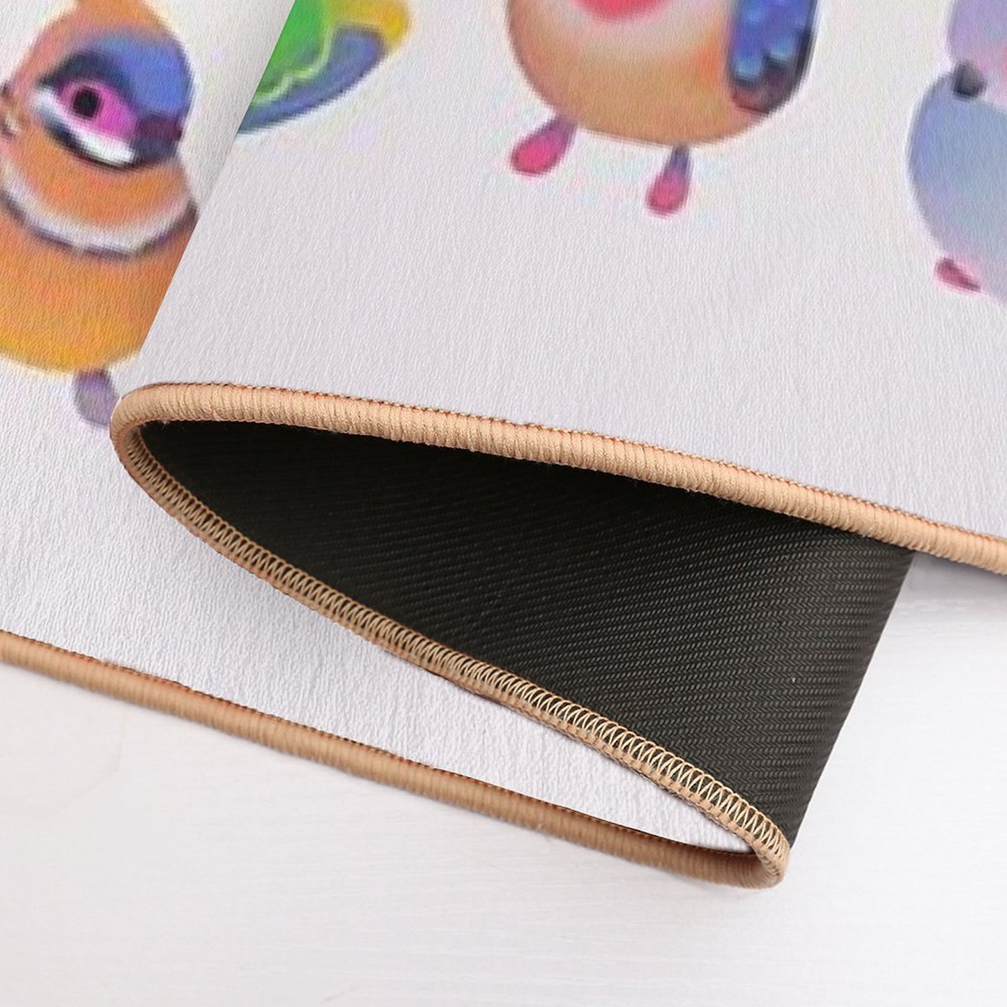 Wild Pigeon -bright, Name Bath Mat