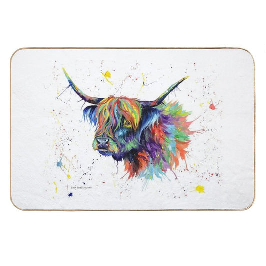 Highland Cow Multicolour Bath Mat