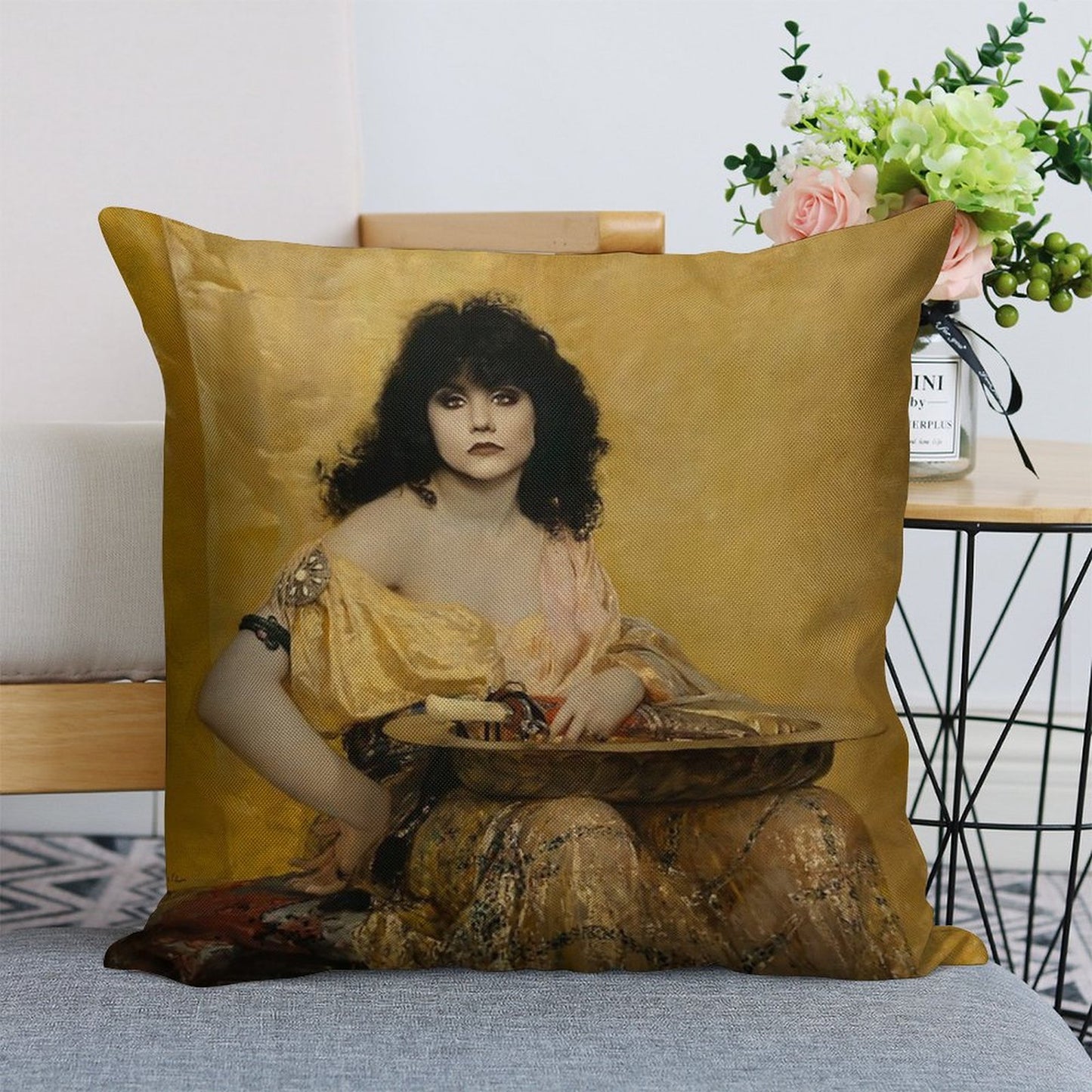 WWDITS Nadja HD Linen Throw Pillow Cover