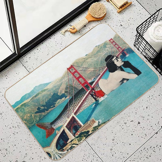 Mermaid Three  Non-Slip Bath Mat