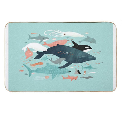Under The Sea Menagerie Bath Mat