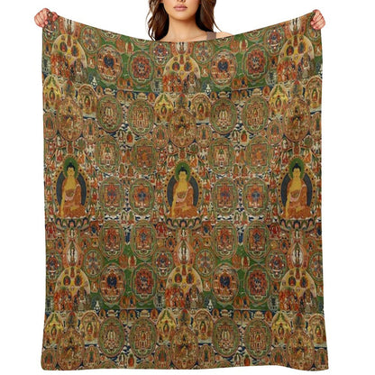 Buddha Throw Blanket