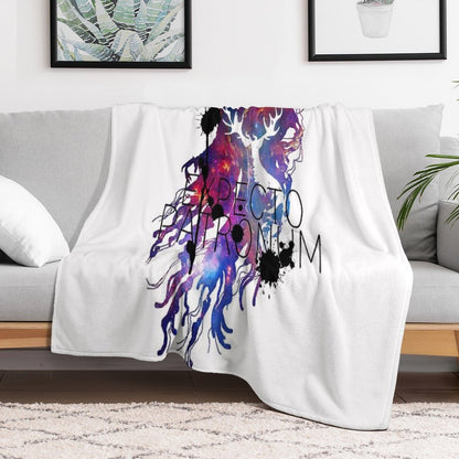 EXPECTO PATRONUM HEDWIG GALAXY 2 Throw Blanket