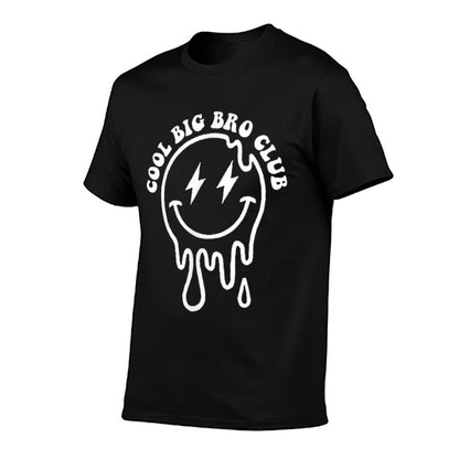 Groovy Cool Big Bro Club Brother Matching Family 2 Sided T-Shirt