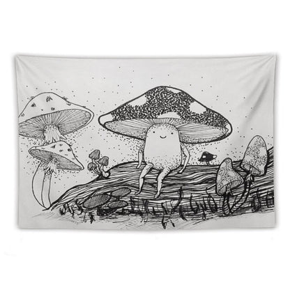 Little Mushroom Tapestry