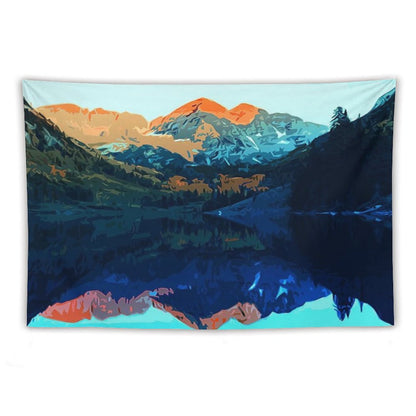The Wonderful Maroon Bells - Landscapes of USA Tapestry