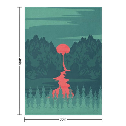 The Red River Throw Blanket