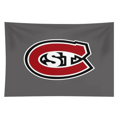 Red Huskies Tapestry