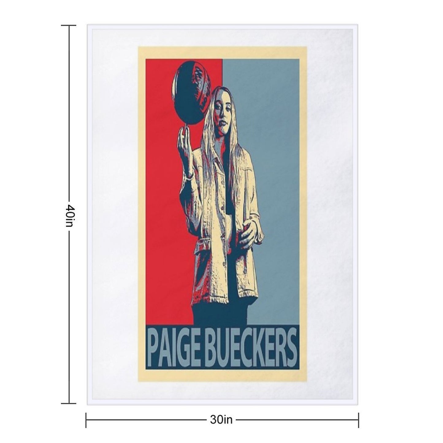 Paige Bueckers Throw Blanket